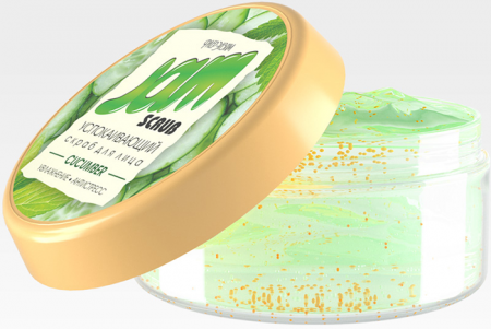 Скраб для лица JAM SCRUB CUCUMBER, 150 мл / ФЛЕРЭНЗИМ