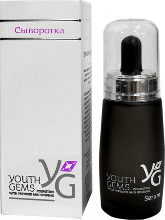 Сыворотка для лица с пептидами и женьшенем, 30 мл / YOUTH GEMS
