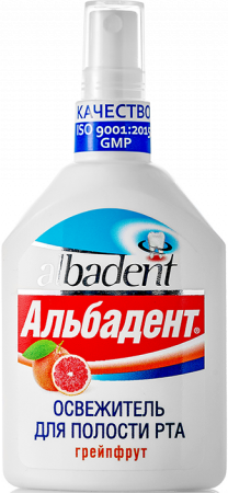Освежитель для полости рта Грейпфрут, спрей, 35 мл / Альбадент